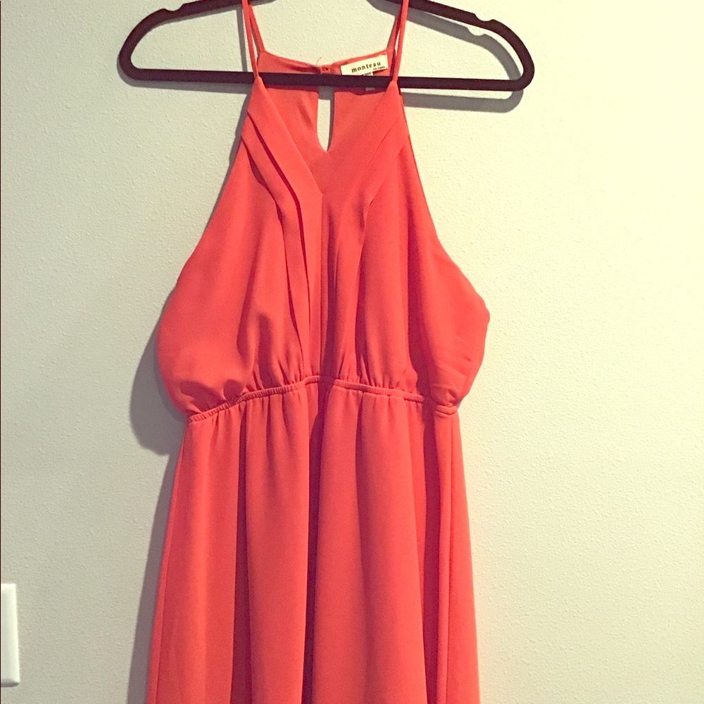 Coral Summer Dress